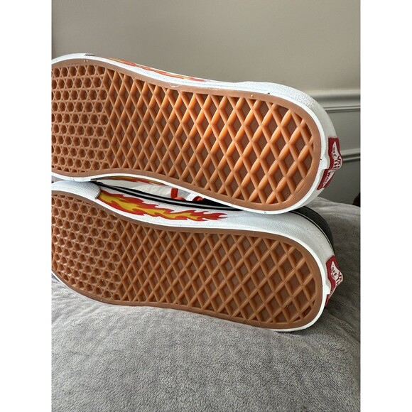 VANS X Old Skool Flame Cut Out Custom Rare 10.5 flames. Halloween. Sk8 shoes main image 12